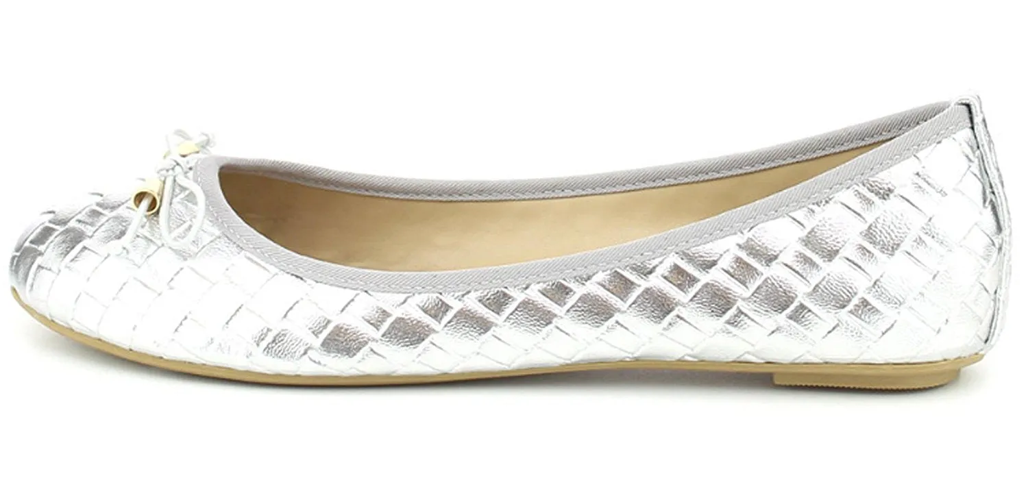 Refresh Footwear Women's Intrecciato Woven Ballet Flat