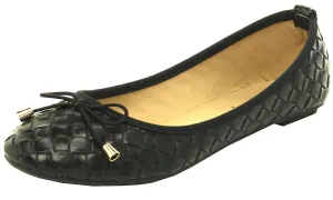 Refresh Footwear Women's Intrecciato Woven Ballet Flat