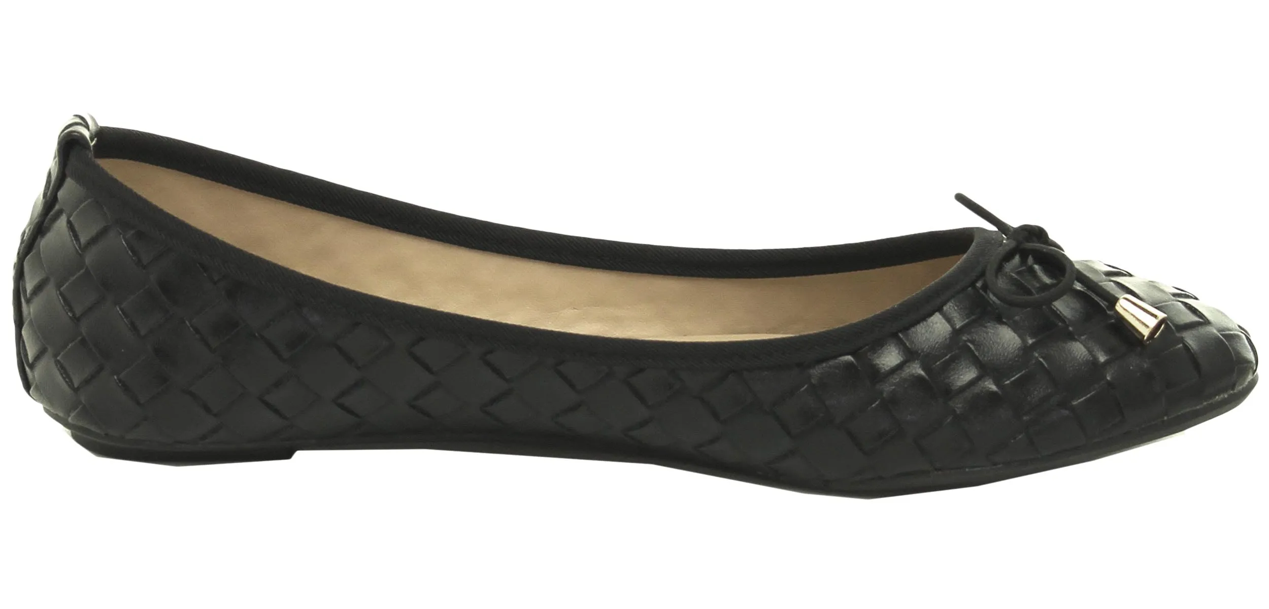 Refresh Footwear Women's Intrecciato Woven Ballet Flat