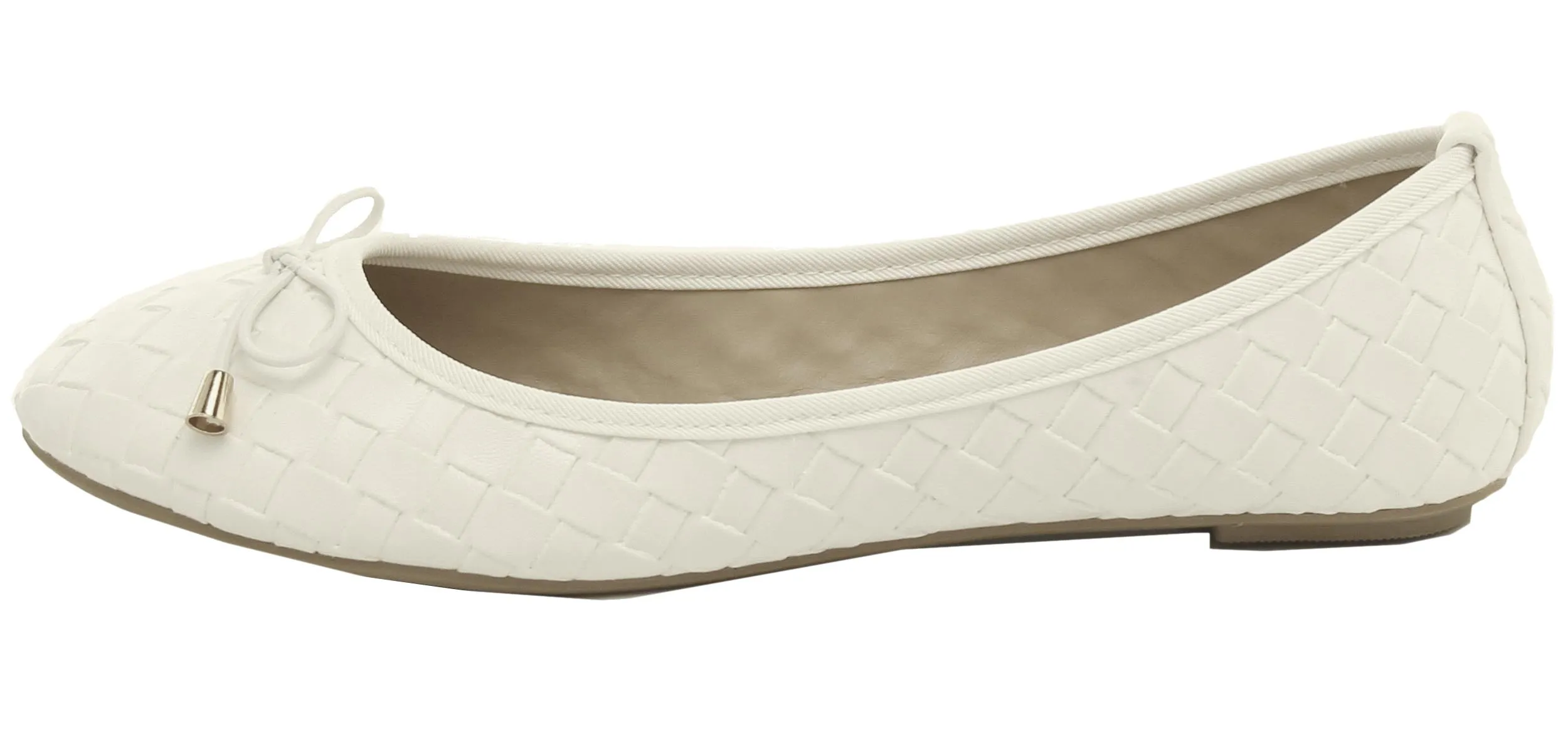 Refresh Footwear Women's Intrecciato Woven Ballet Flat