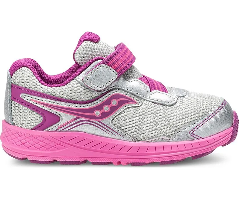 Ride 10 Jr. Sneaker - Silver/Pink