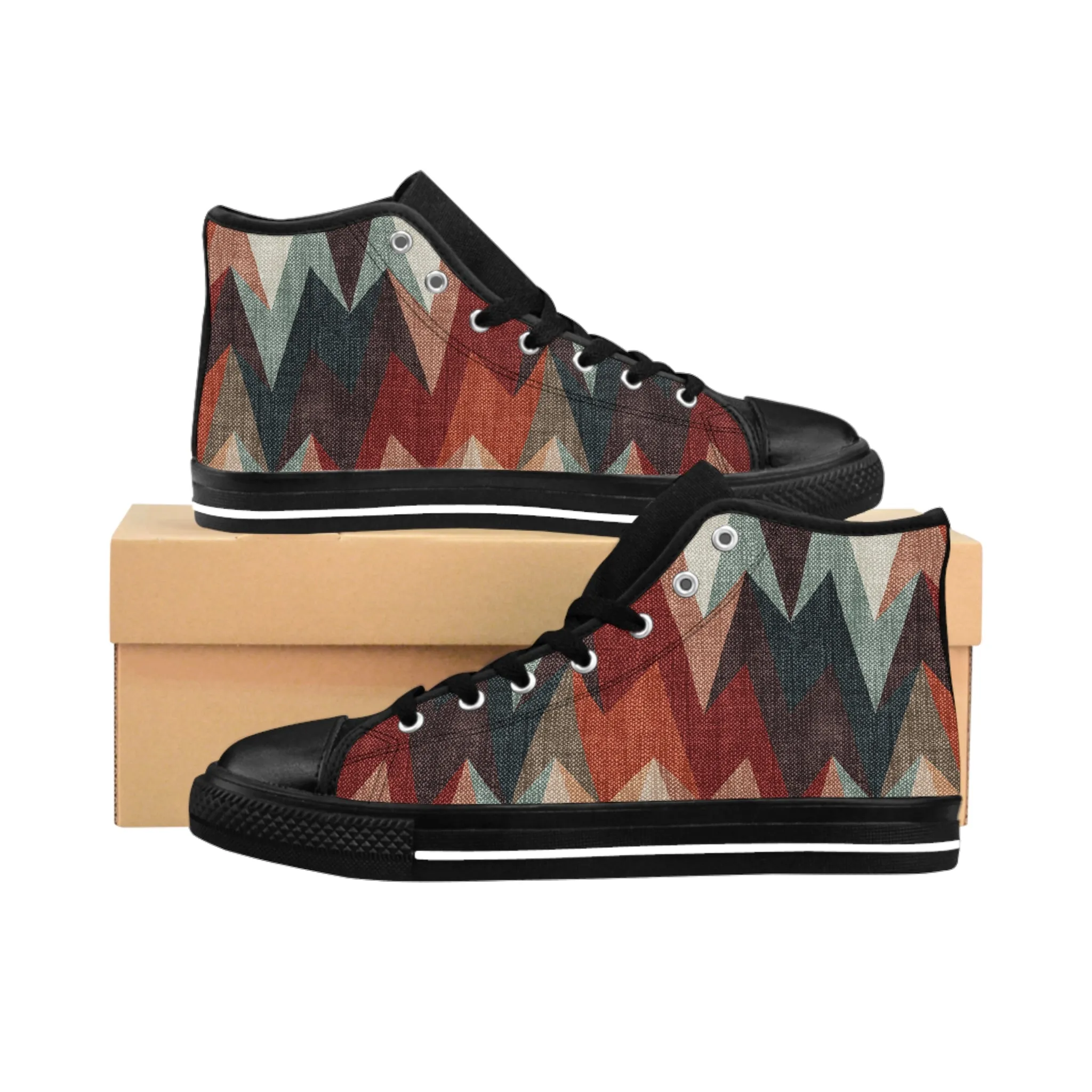 Rug Pattern Women's Classic Sneakers