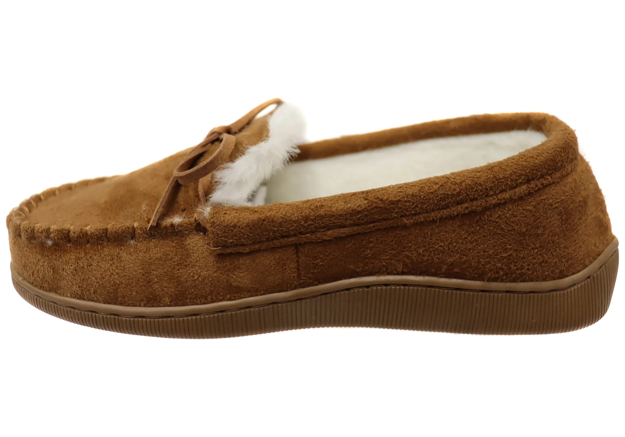 Scholl Orthaheel Womens Comfort Supportive Mohican Moccasin Slippers