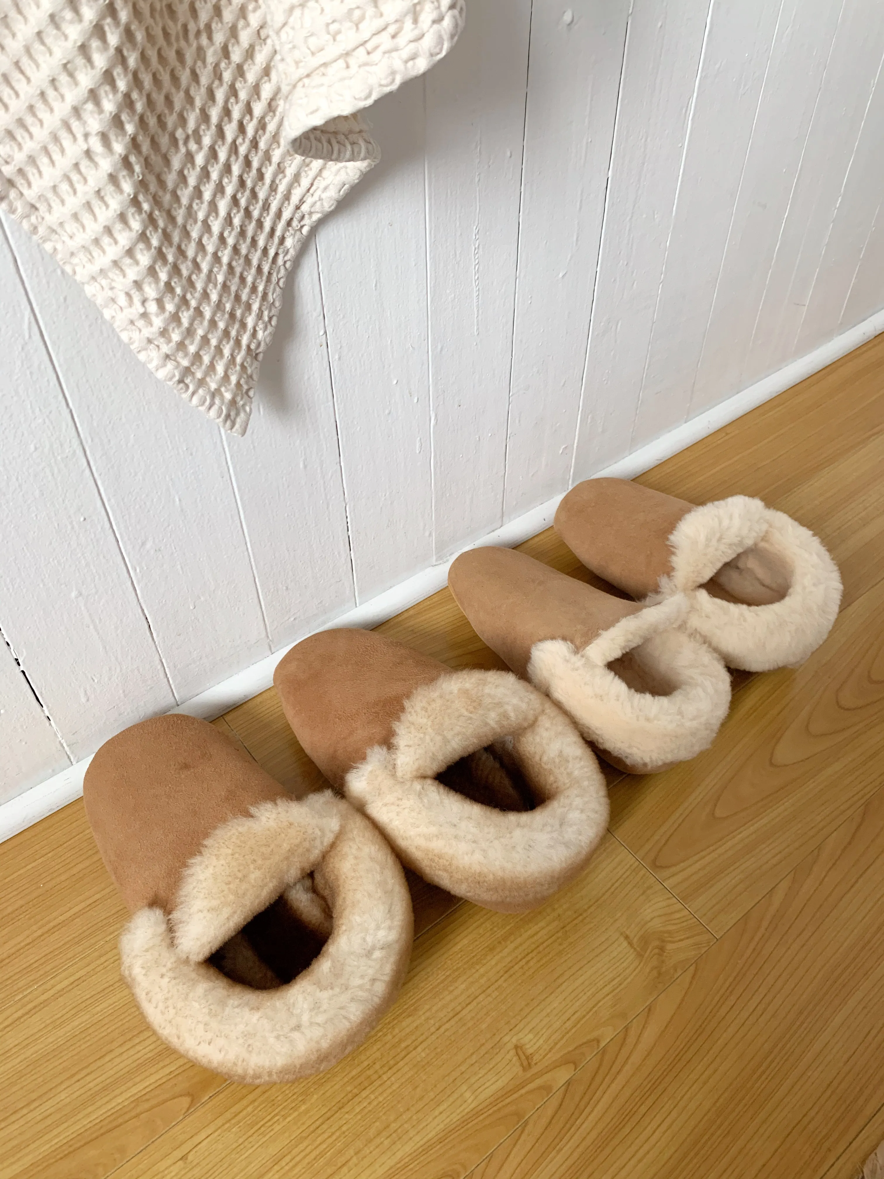 Sheepskin Pancake Slipper