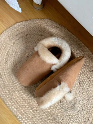 Sheepskin Pancake Slipper