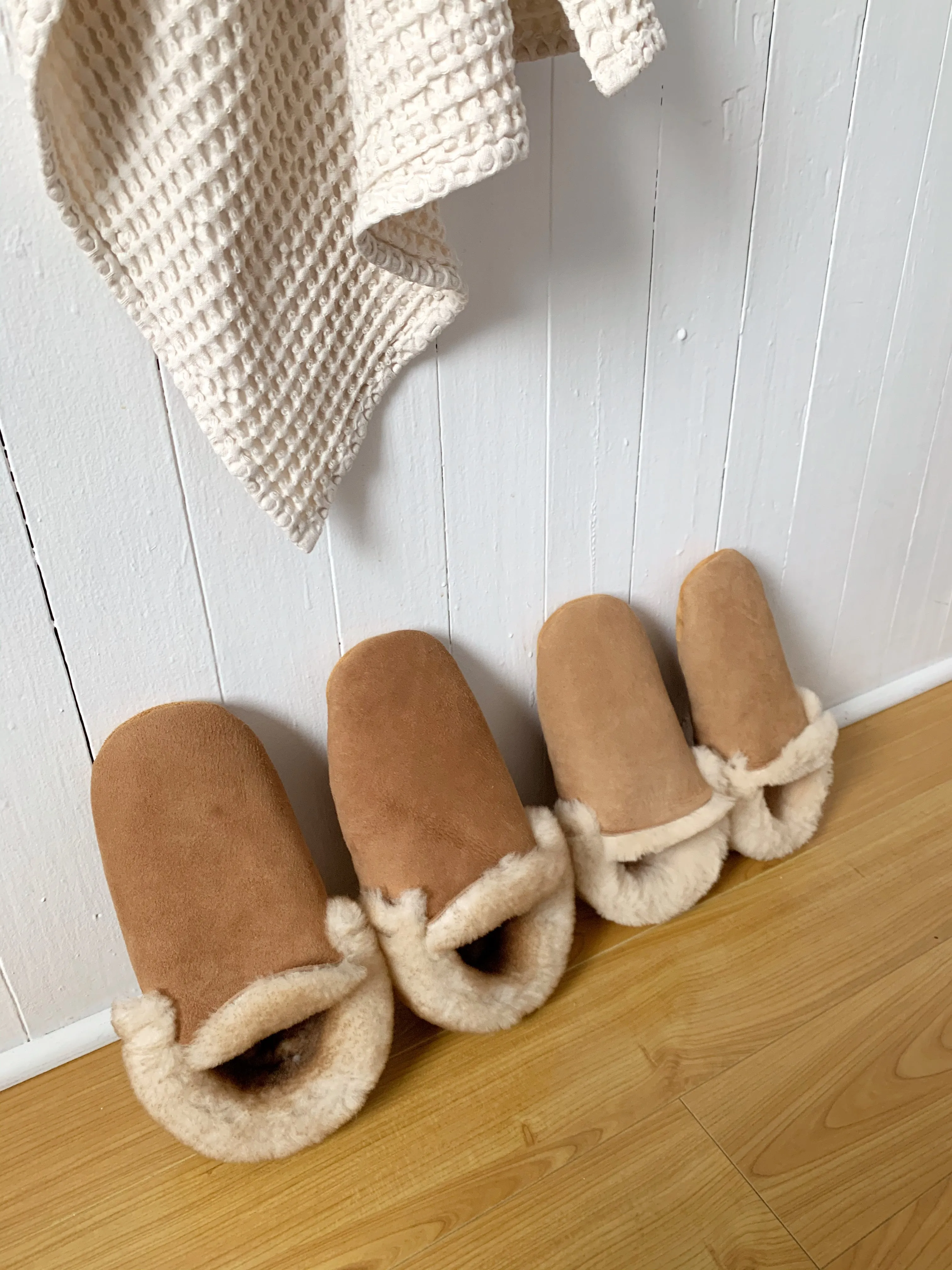 Sheepskin Pancake Slipper