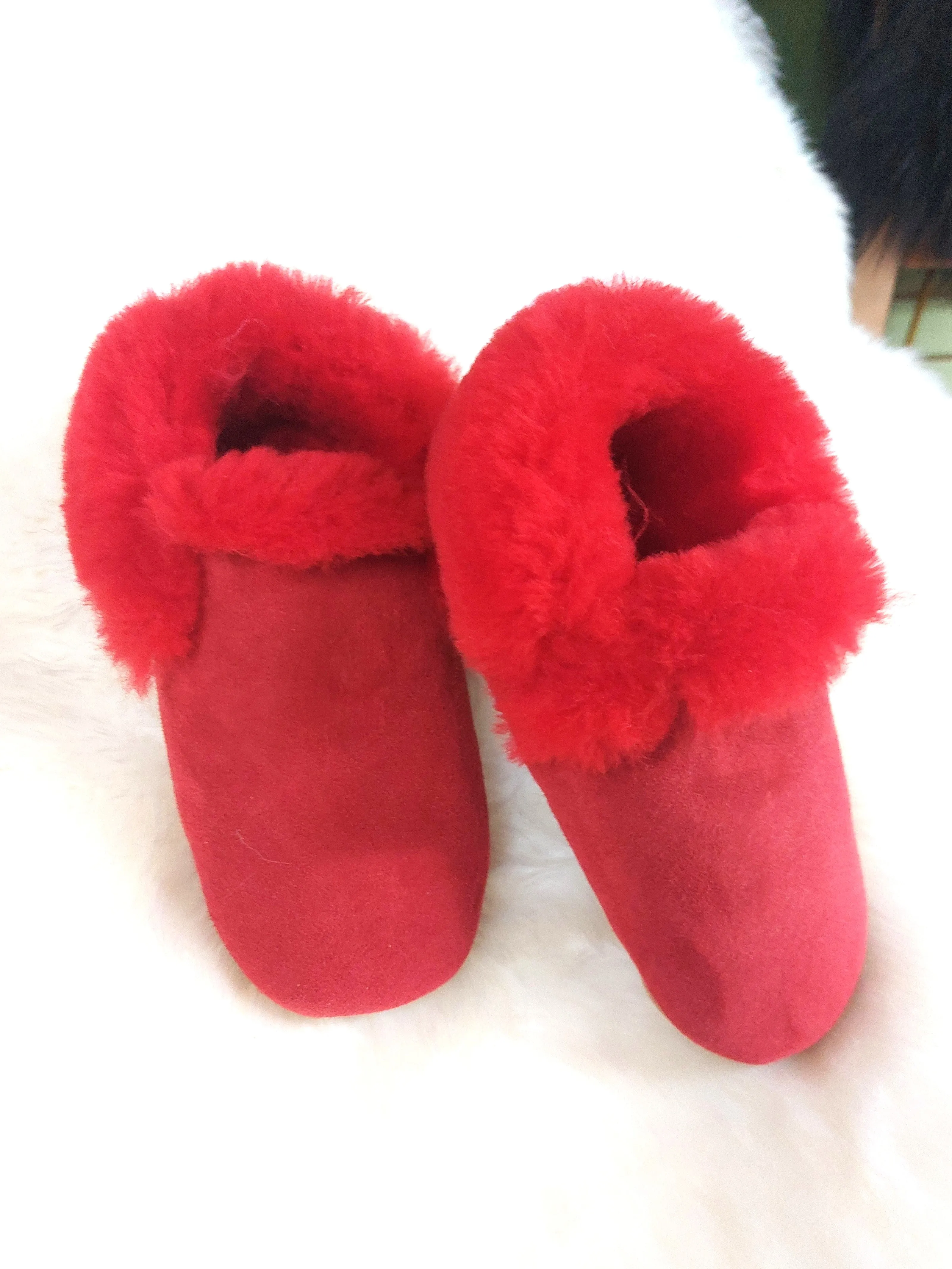 Sheepskin Pancake Slipper