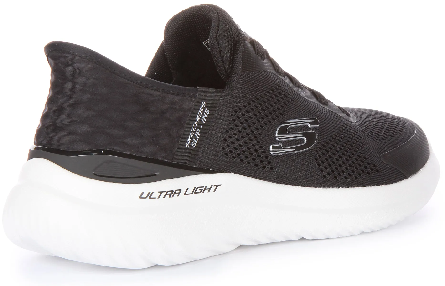 Skechers Bounders 2.0 Slip In Black White For Men