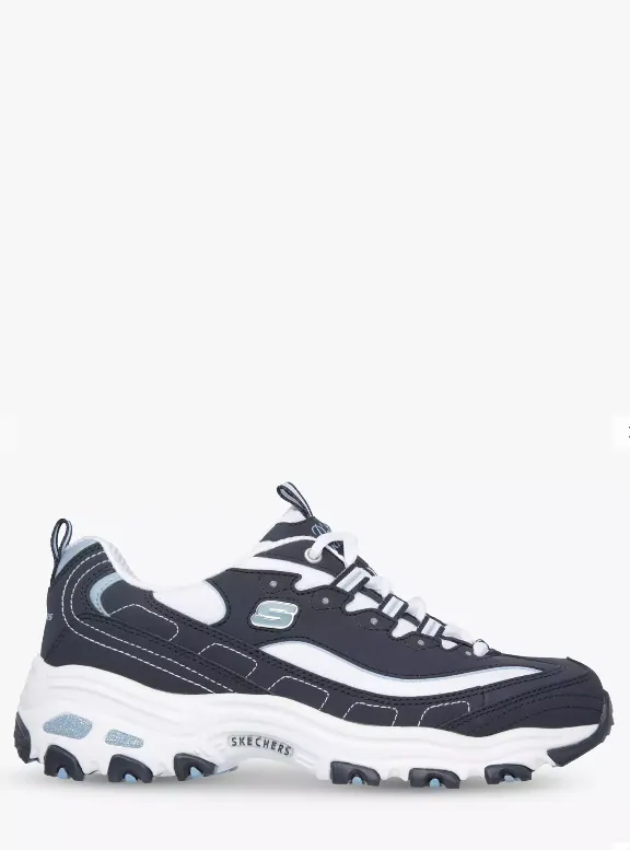 Skechers D'Lites Navy Older Boys Trainers