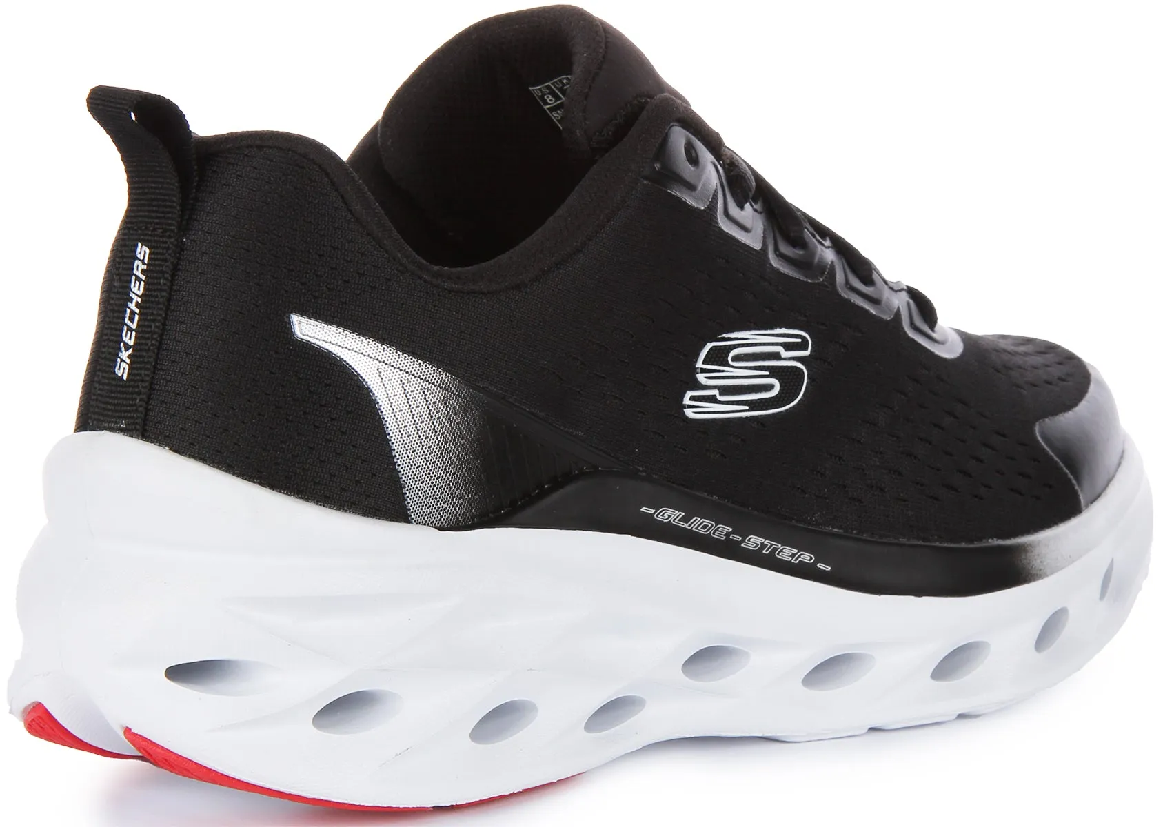 Skechers Glide Stepswift In Black White For Men