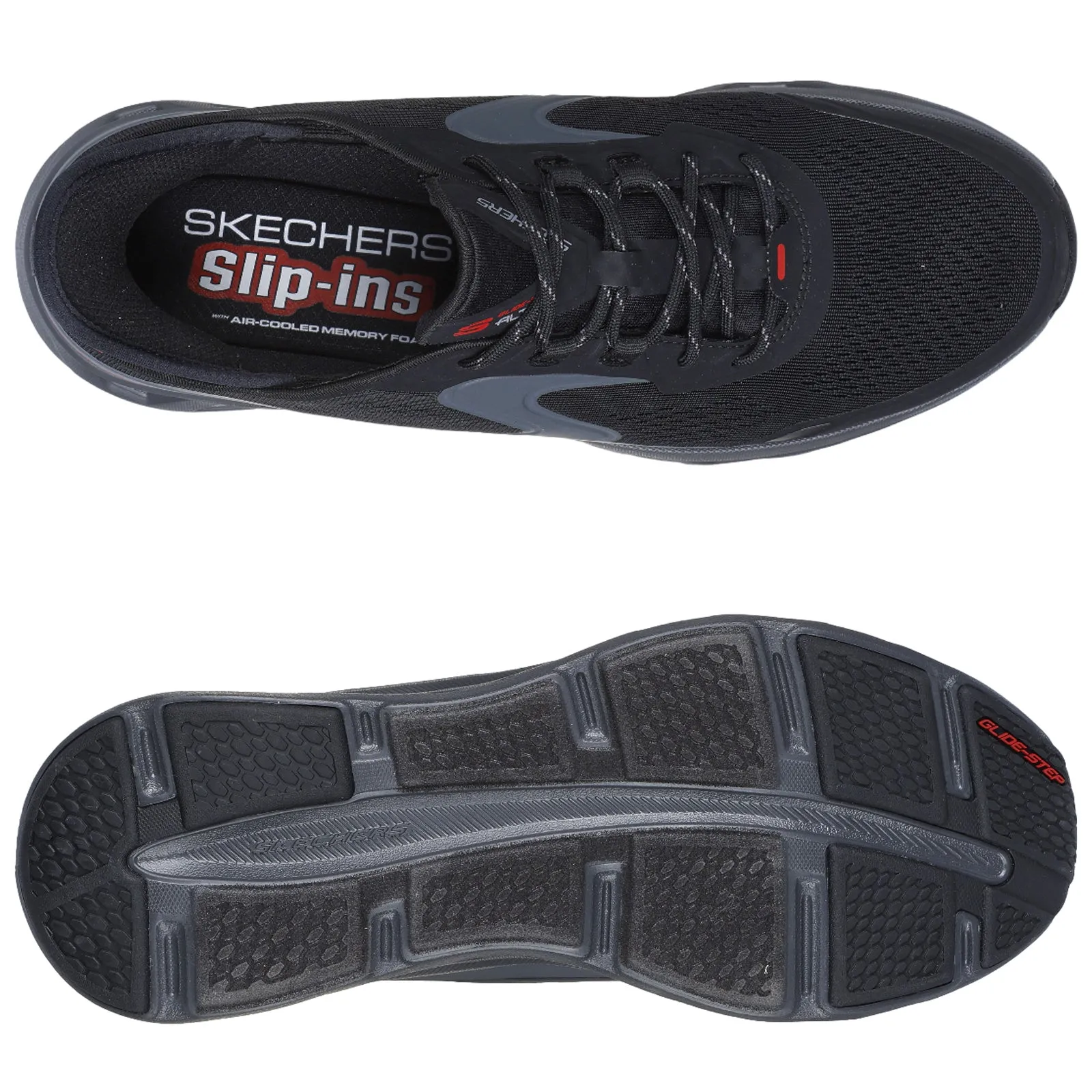 Skechers Mens Glide-Step Atlus Slip-Ins Trainers