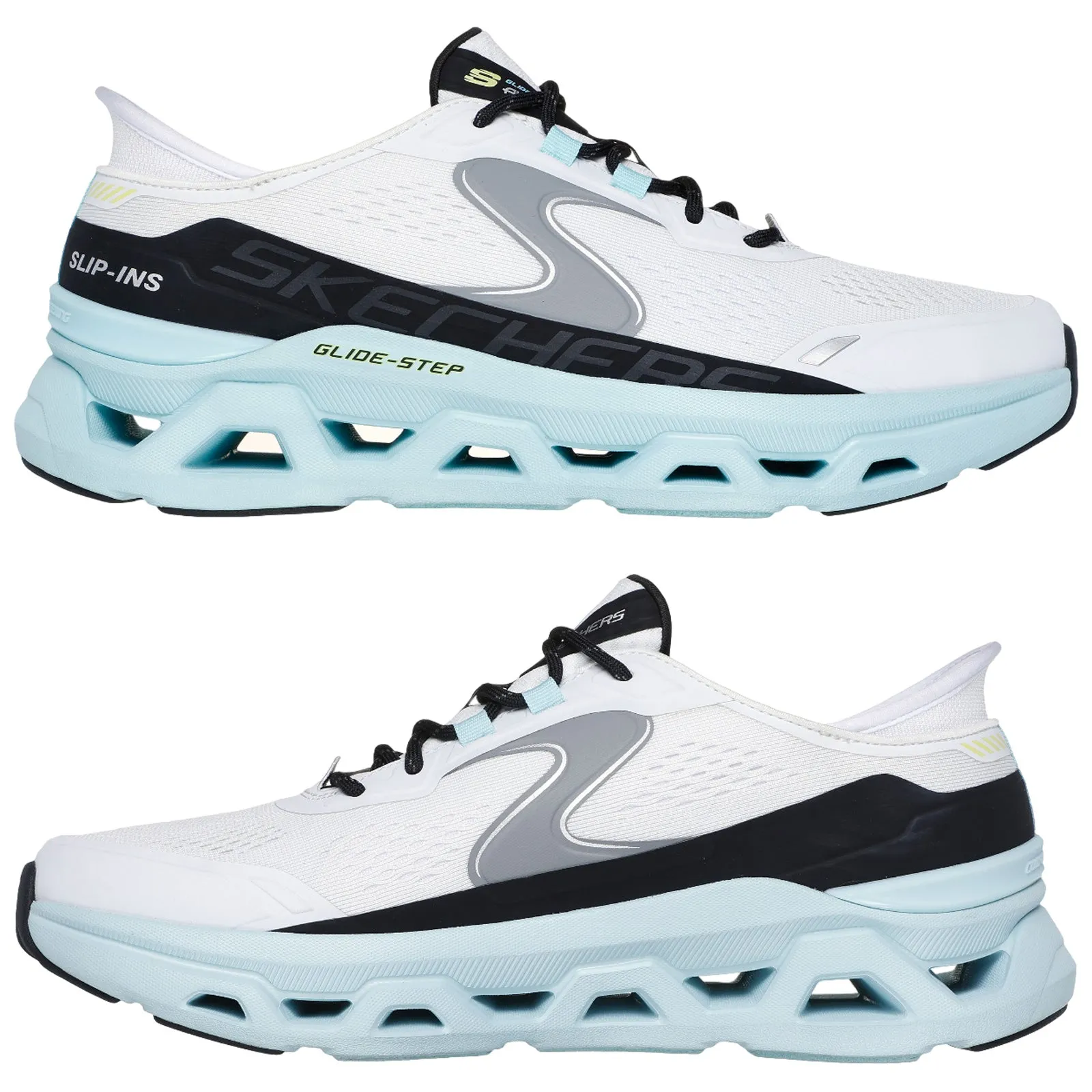 Skechers Mens Glide-Step Atlus Slip-Ins Trainers