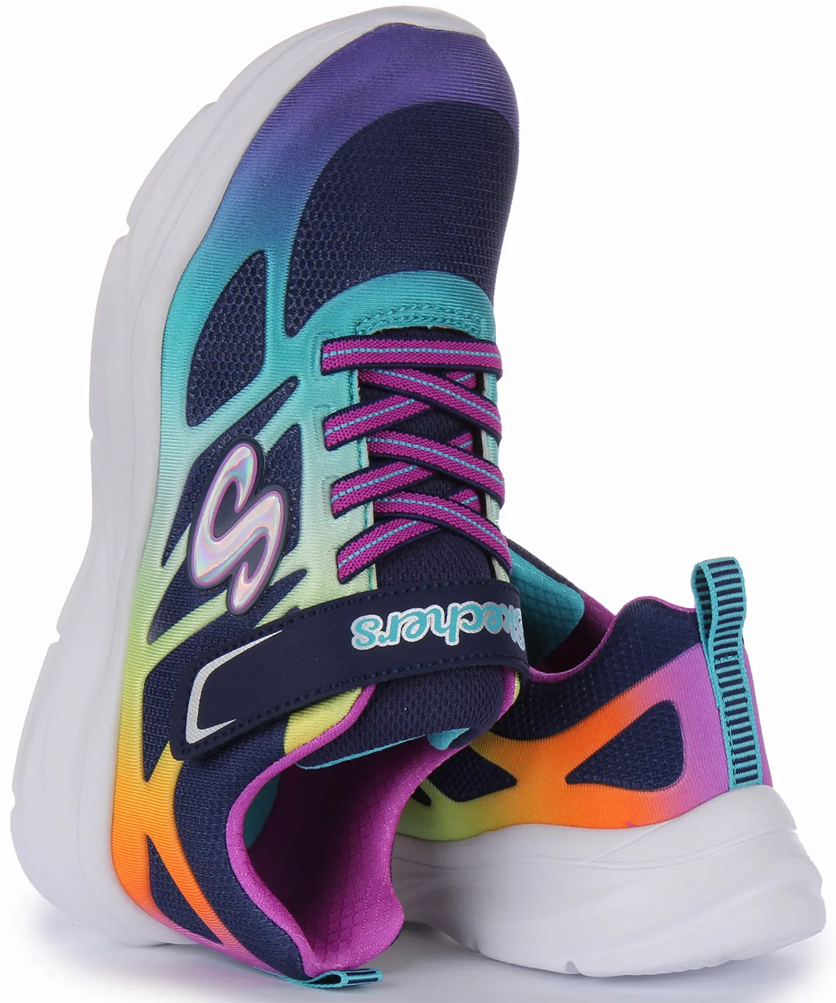 Skechers Power Jams In Navy For Kids