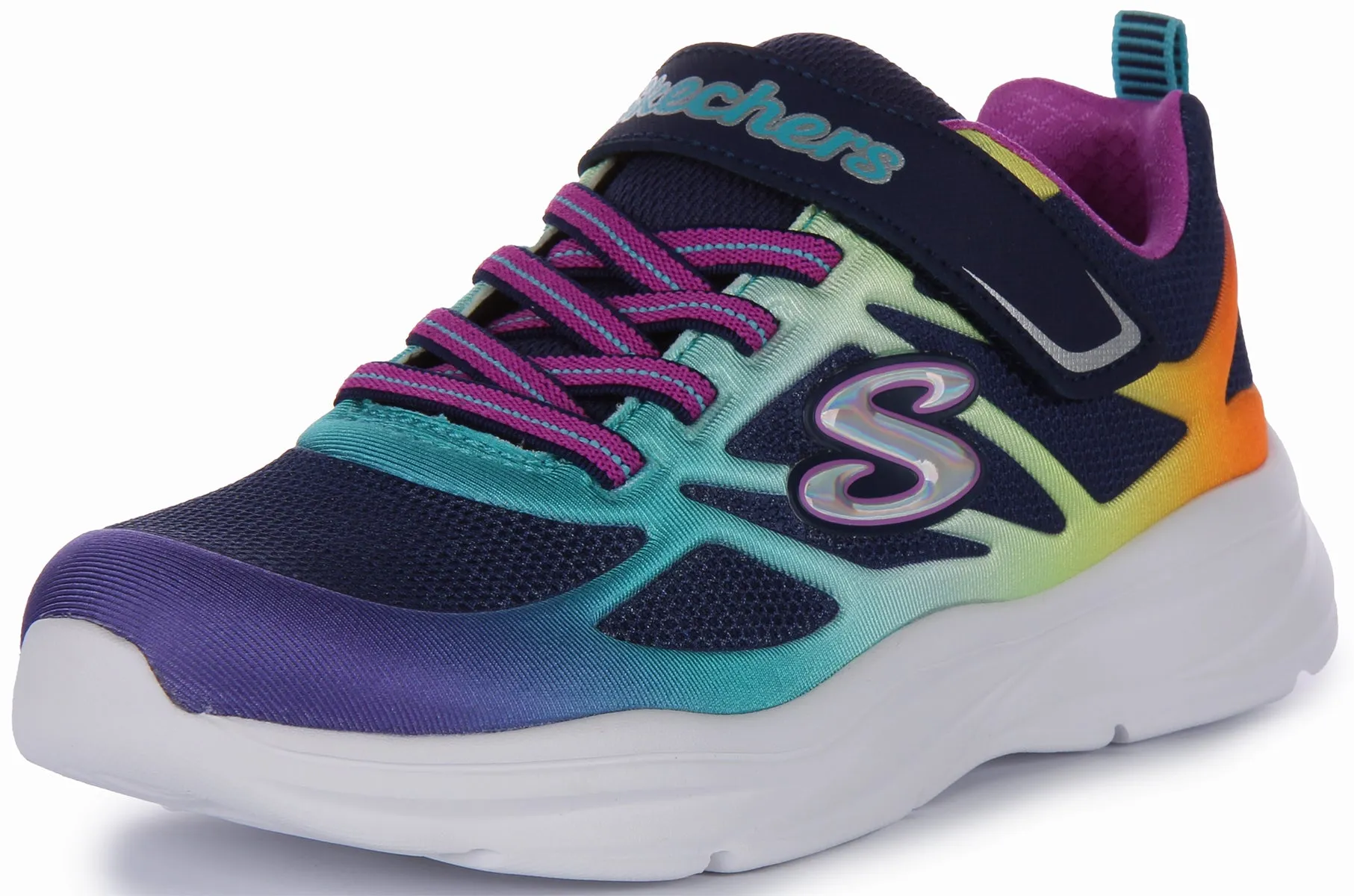 Skechers Power Jams In Navy For Kids