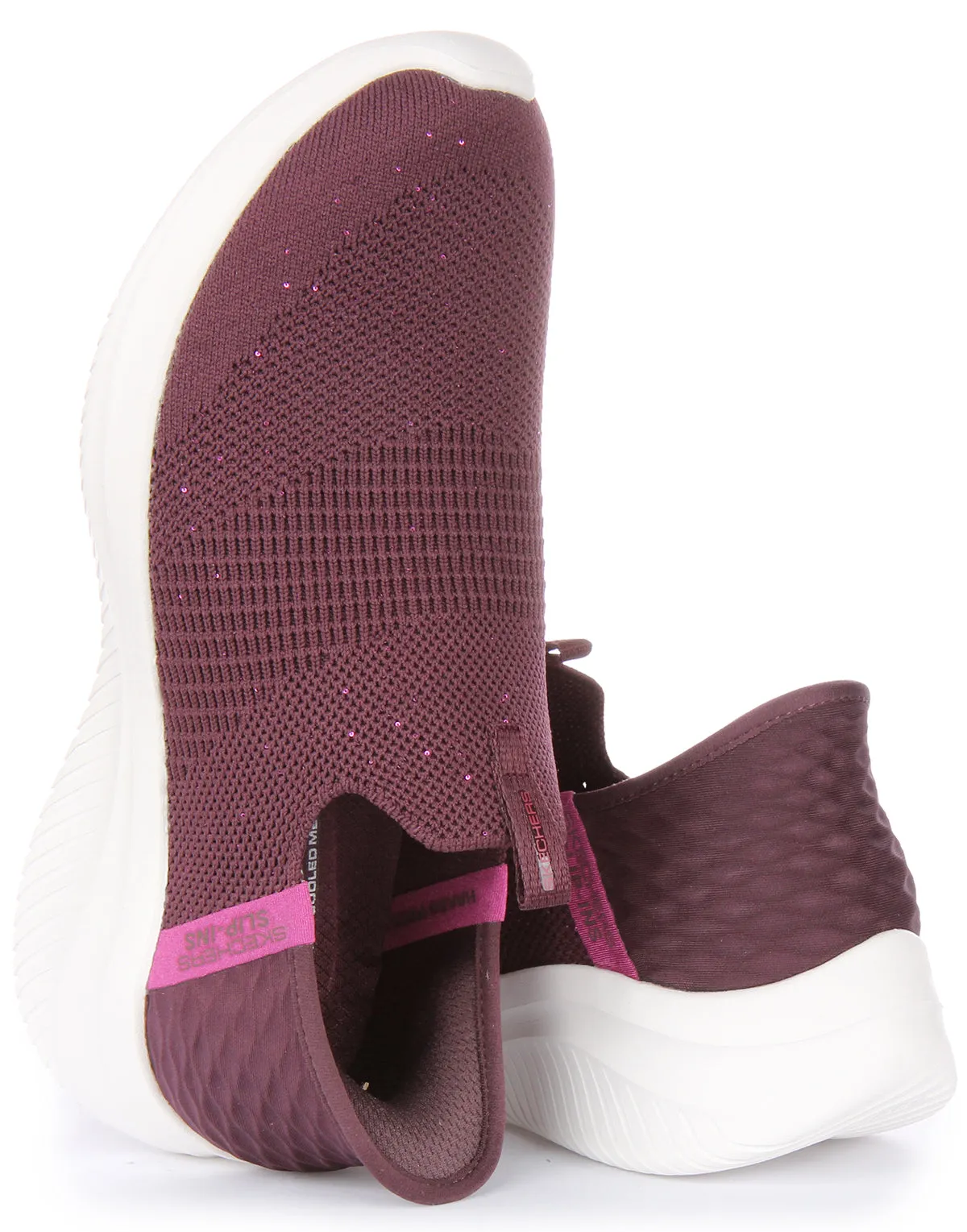 Skechers Ultra Flex 3.0 In Wine For Women