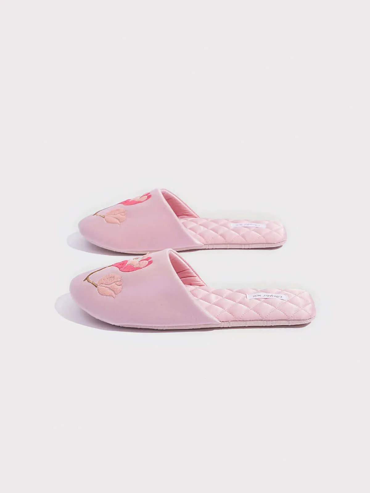 Soft Sole Floral Print Slippers