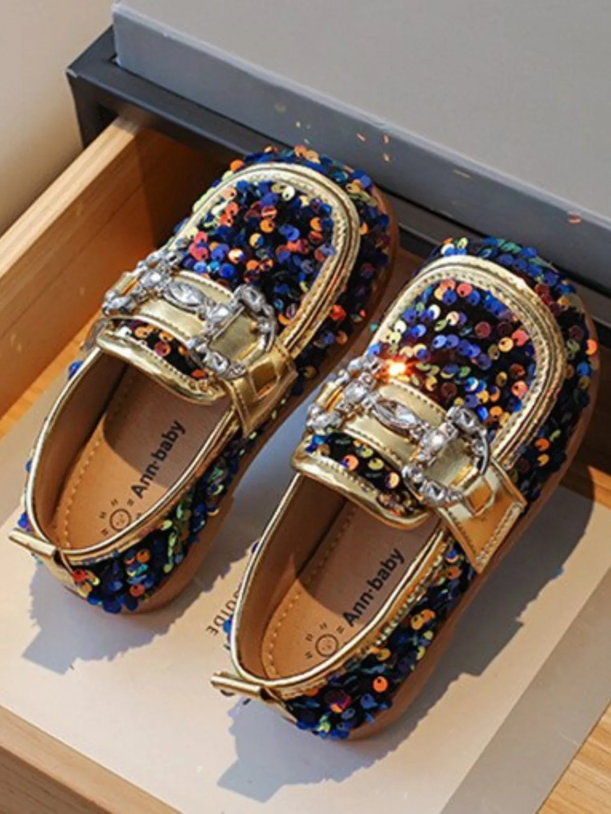 Spreading Sparkles Sequin Loafers By Liv and Mia