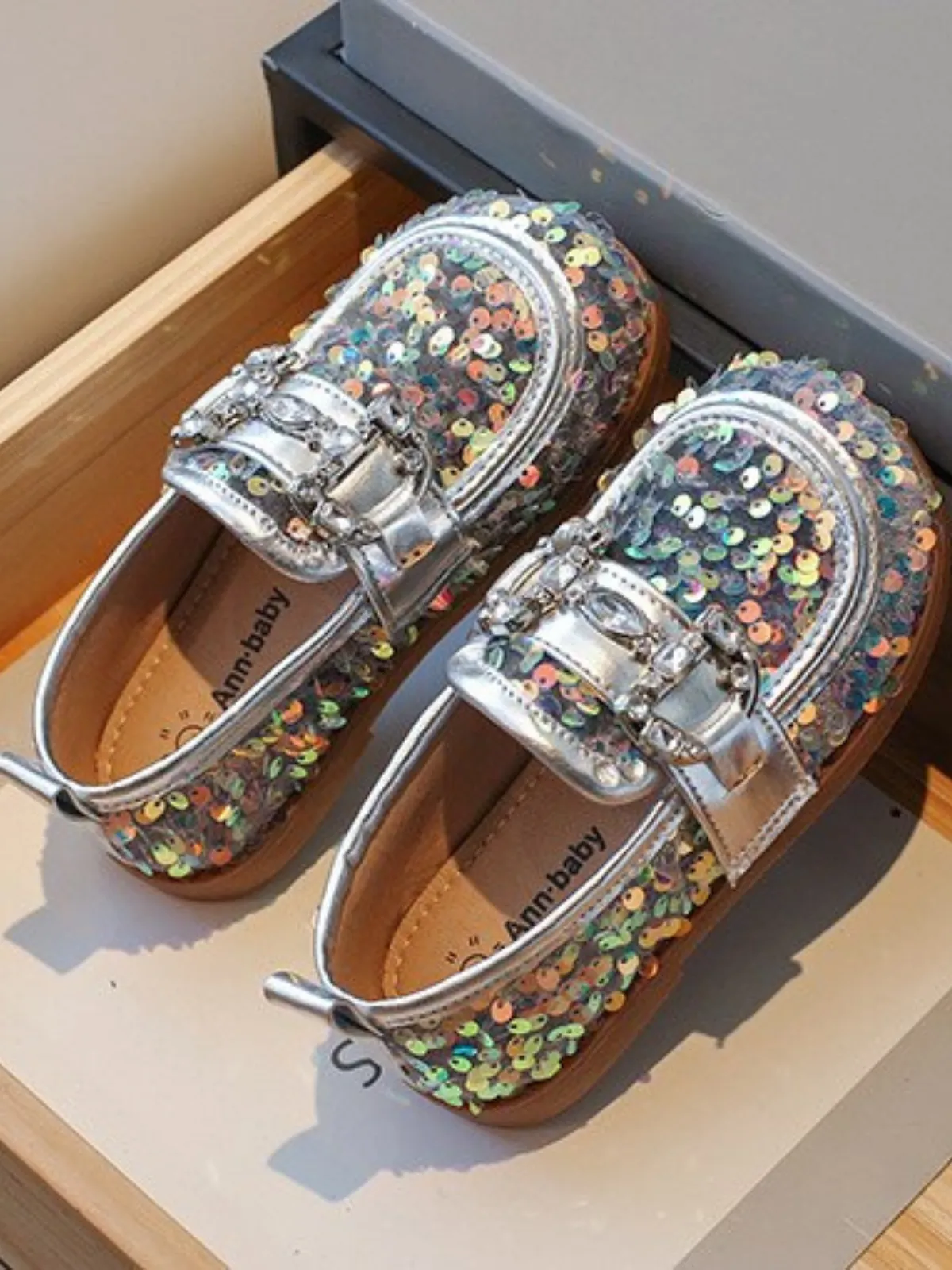 Spreading Sparkles Sequin Loafers By Liv and Mia