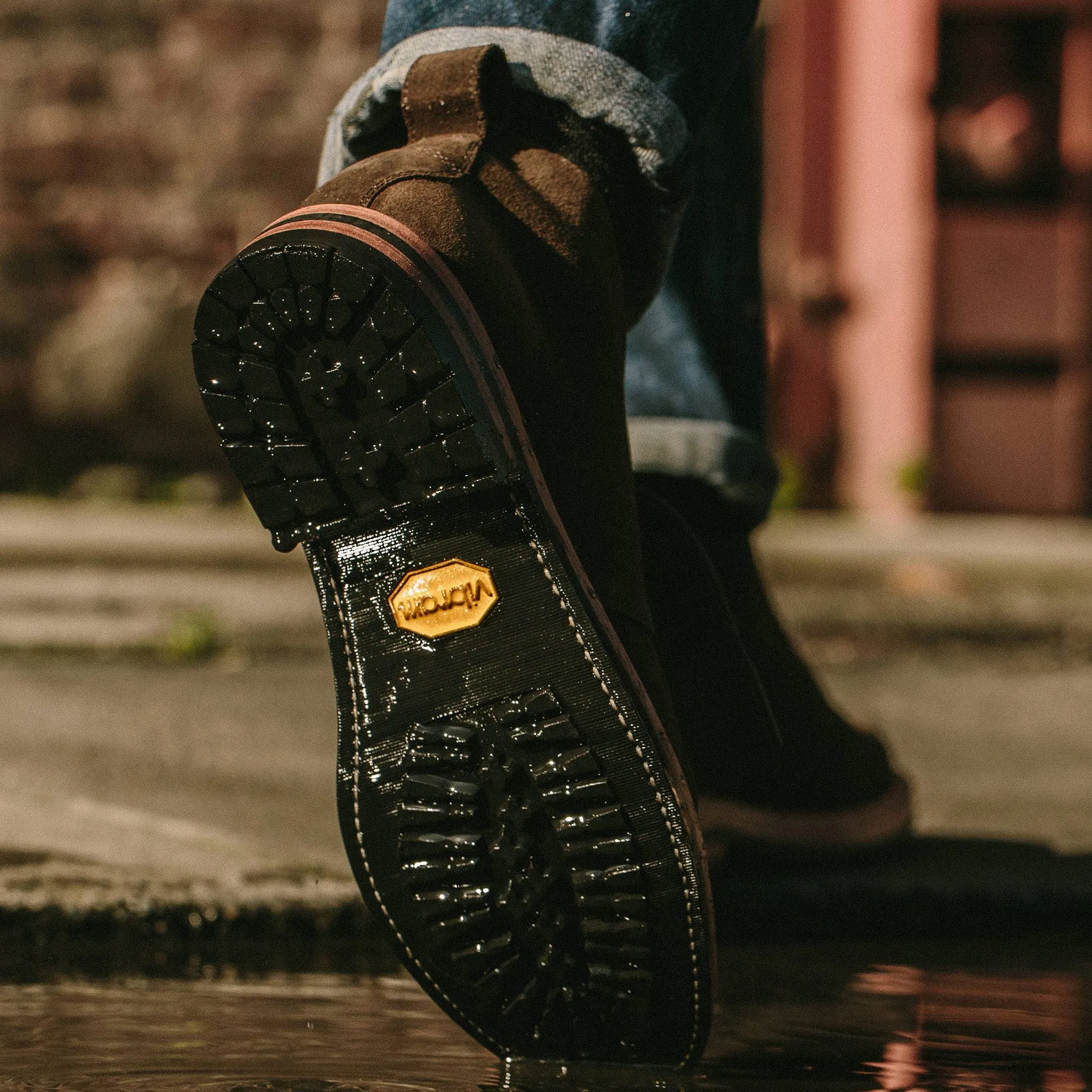 The Chukka in Weatherproof Loden Suede