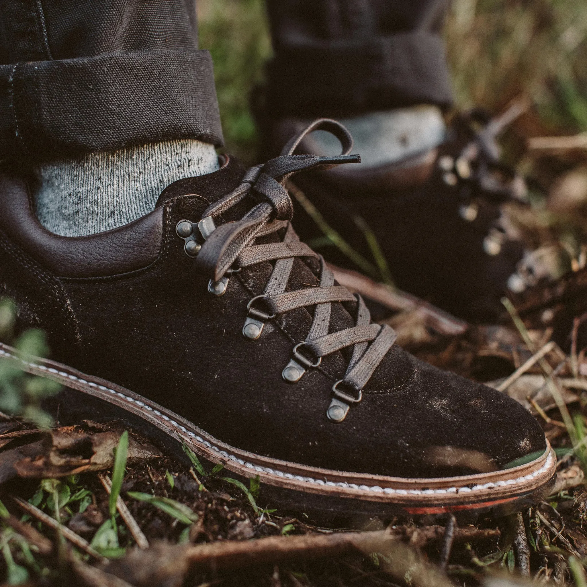 The Hiker in Chocolate Weatherproof Suede