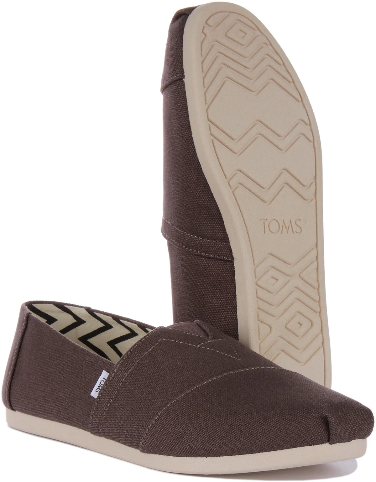 Toms Alpargata In Dark Grey For Men