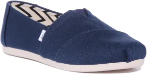 Toms Alpargata In Navy For Women