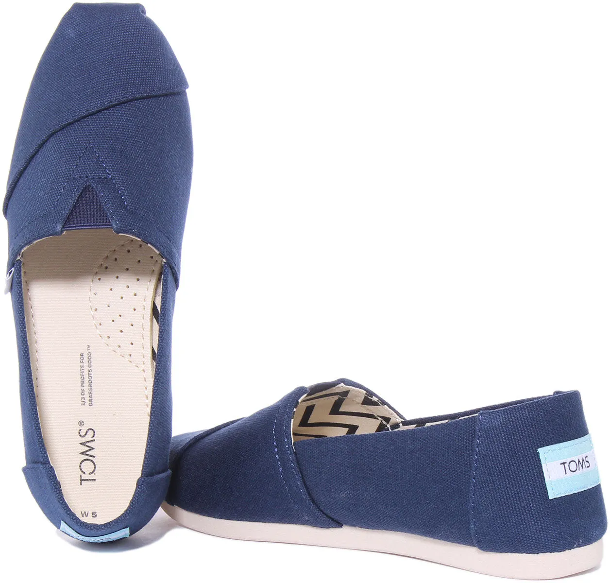 Toms Alpargata In Navy For Women