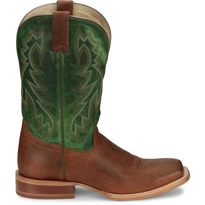 Tony Lama Men's Luciano Brown/Green Western Boot TL3031