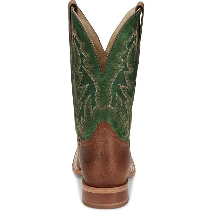 Tony Lama Men's Luciano Brown/Green Western Boot TL3031