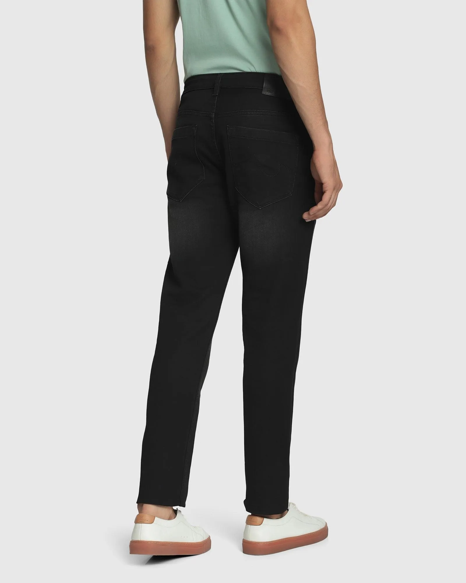 Ultrasoft Slim Comfort Buff Fit Black Jeans - Betsy