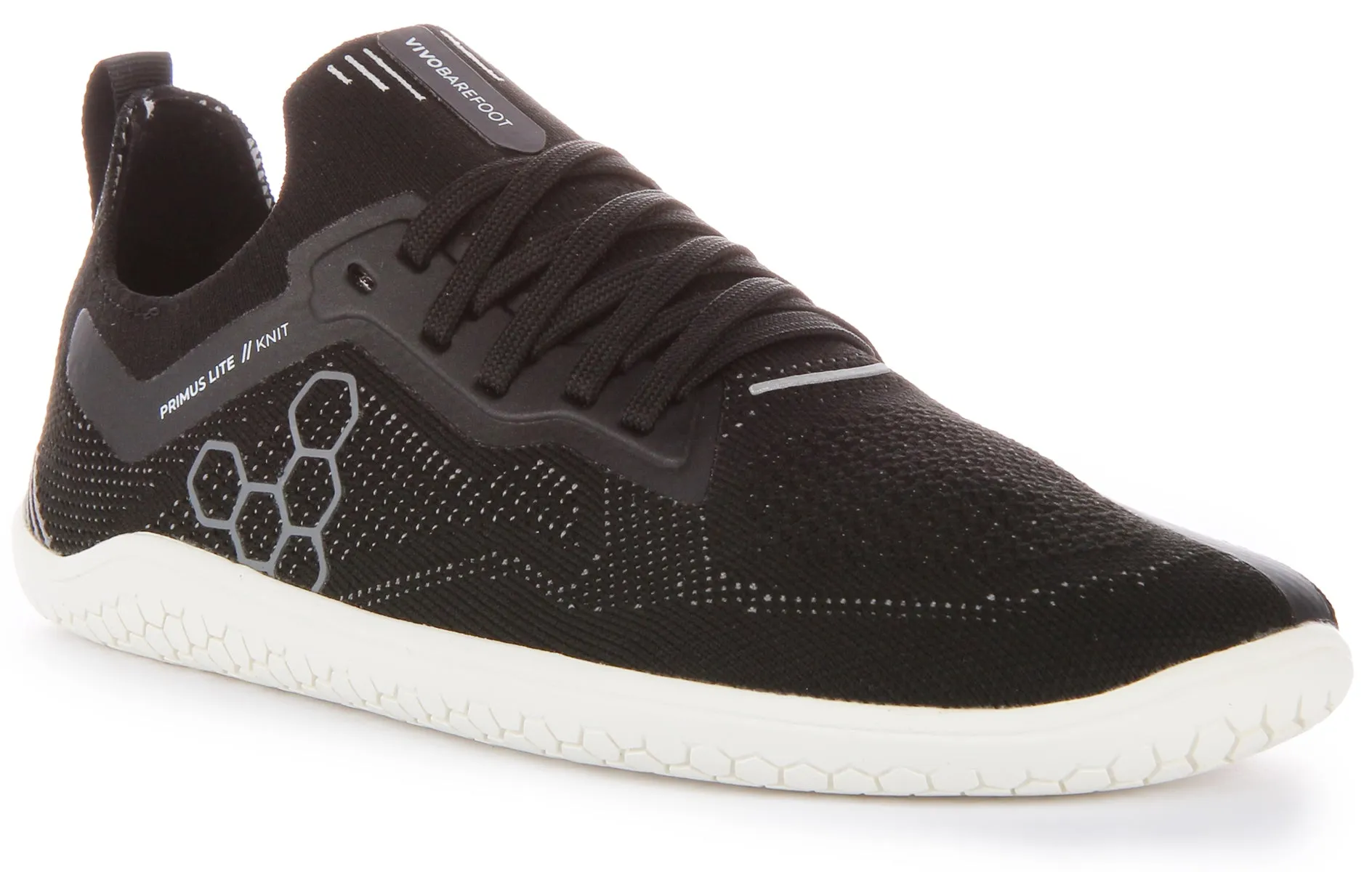 Vivobarefoot Primus Lite Knit In Black For Men