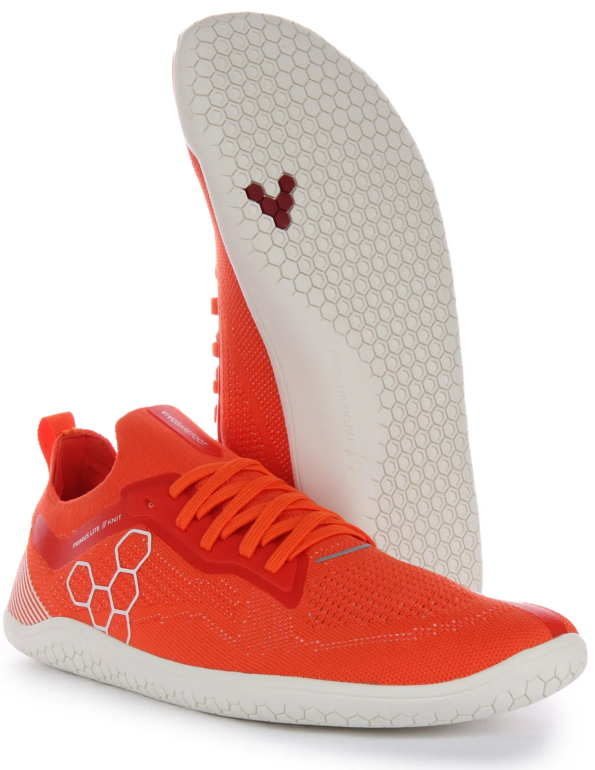 Vivobarefoot Primus Lite Knit In Flame For Men