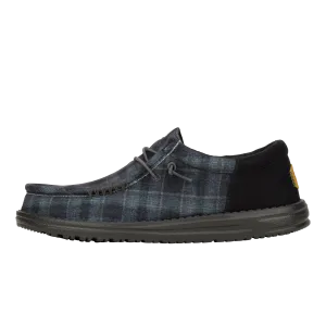 Wally Funk Waffle - Black Plaid