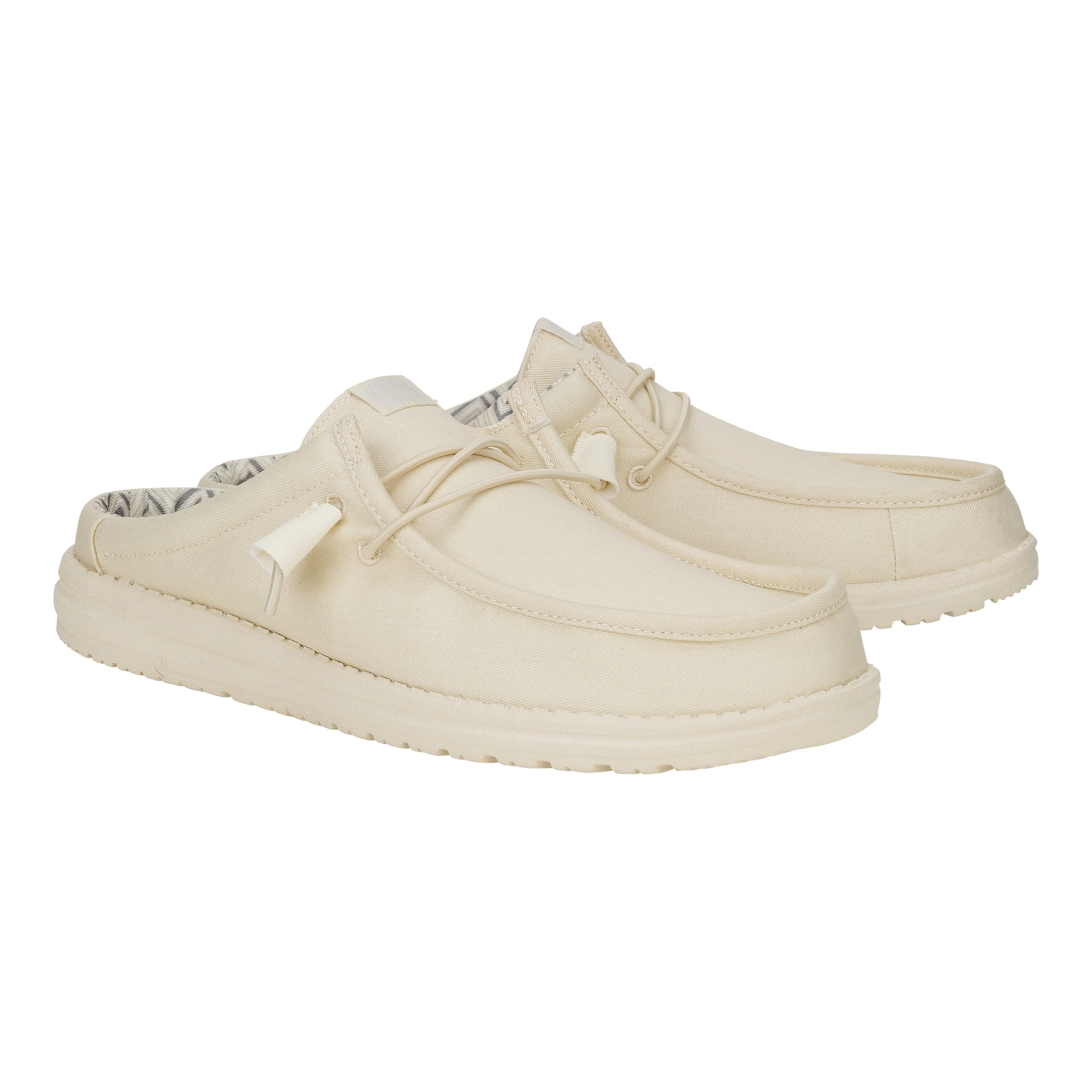 Wally Slip Stretch Canvas - Bone White