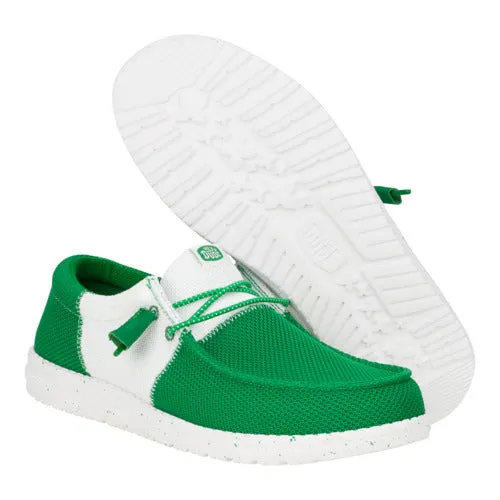 Wally Tri Varsity Mesh - Green/White