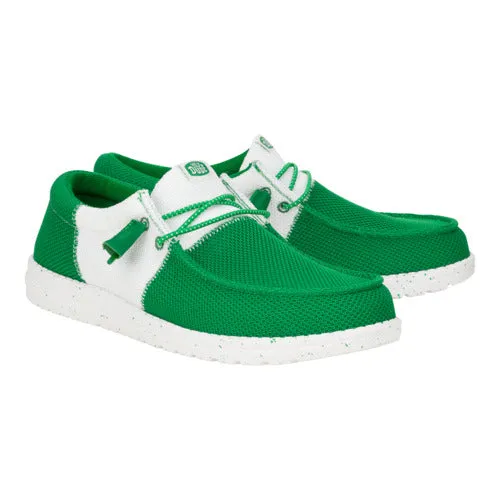 Wally Tri Varsity Mesh - Green/White