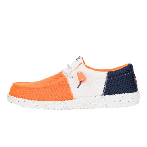 Wally Tri Varsity Mesh - Orange/White