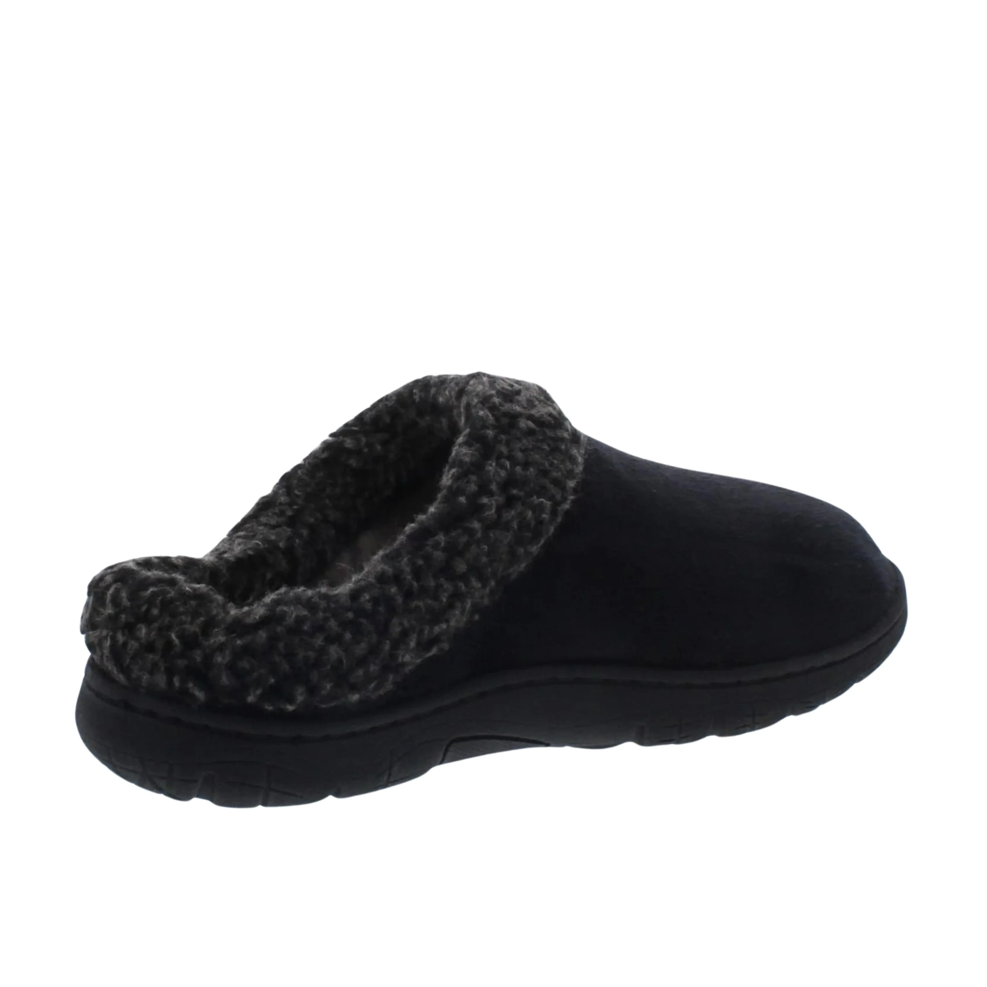 WEATHERPROOF - Faux Suede Slip on Clog Slippers