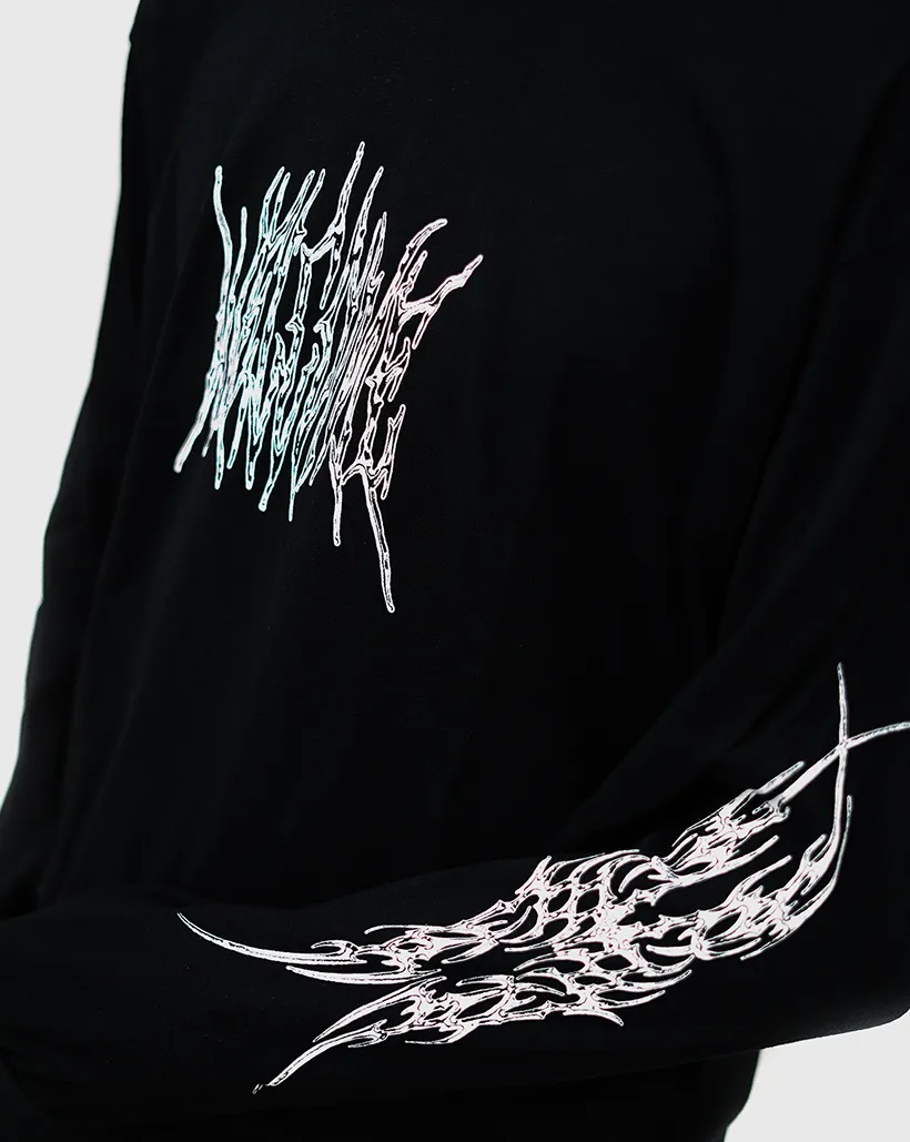 Welcome Chasm Longsleeve Shirt - Black