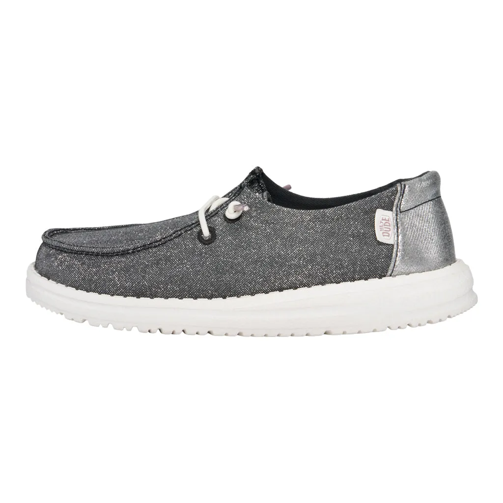 Wendy Youth Metallic Sparkle - Charcoal