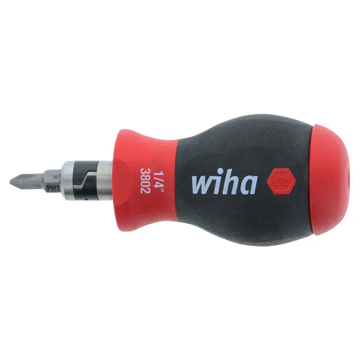 Wiha Tools 14in One SoftFinish Stubby Multi-Bit Driver