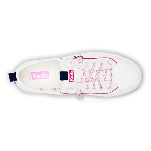 Women's Kickback Canvas Piping Sneaker White / Multi (WF67575)