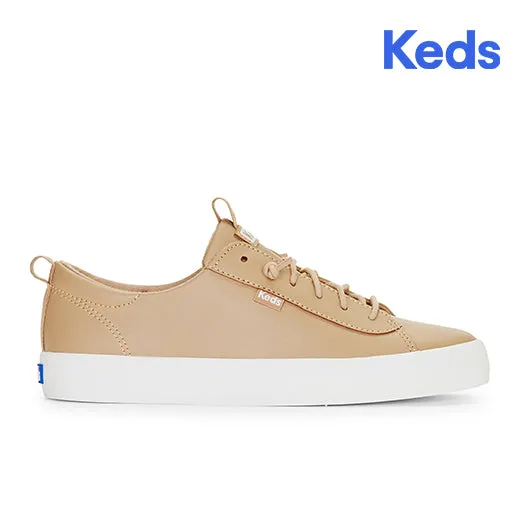 Women's Kickback Leather Sneaker Taupe (WH67598)