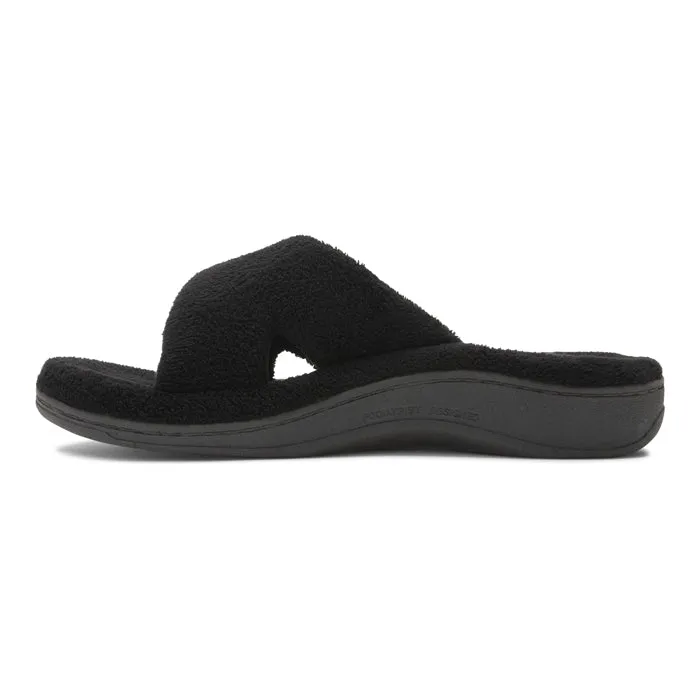 Womens Vionic Relax Slipper Black