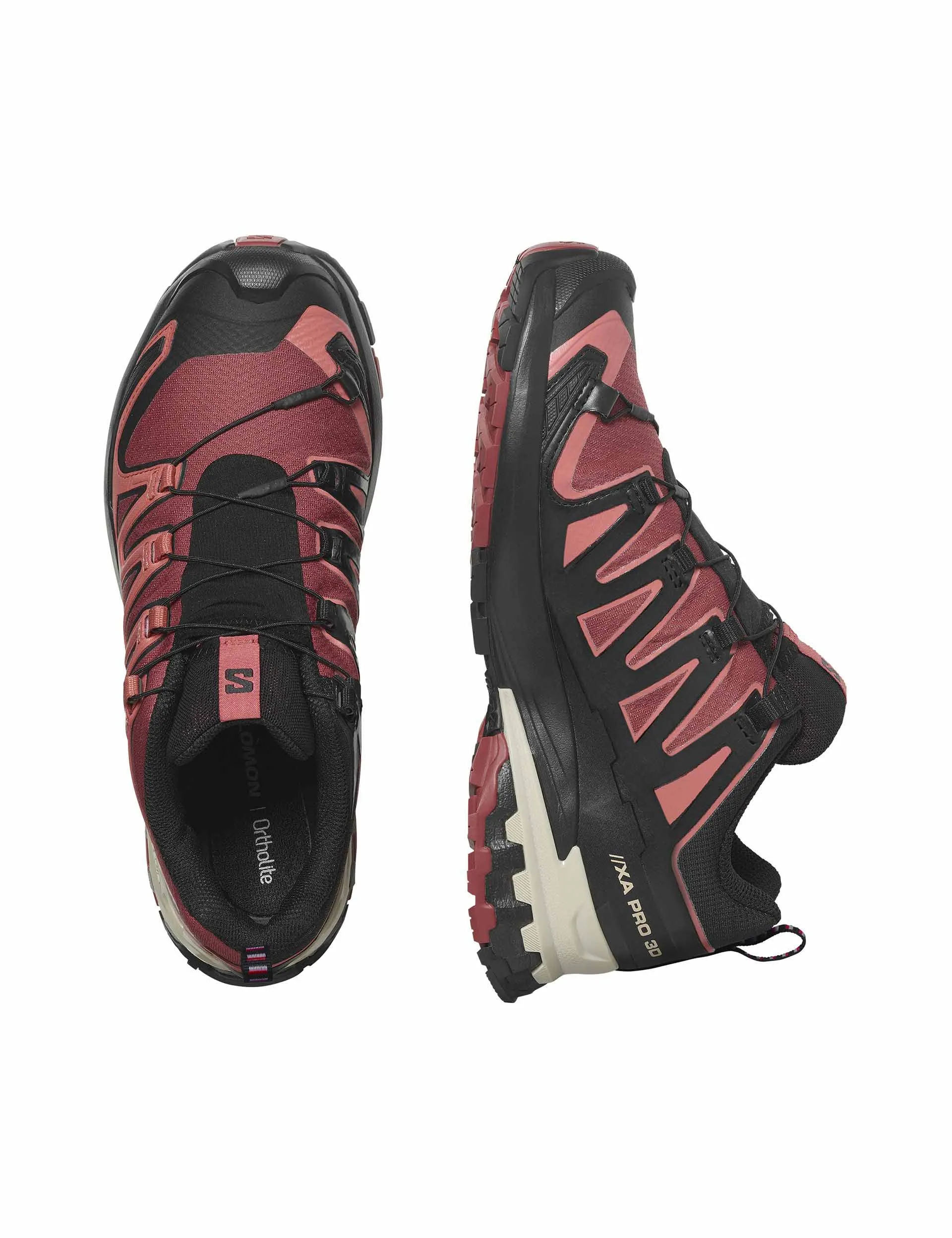 XA Pro 3D V9 Gore-Tex - Cow Hide/Black/Faded Rose