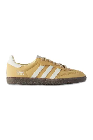 Yellow Samba OG Leather-trimmed Shell Sneakers